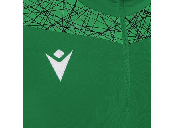 Tiber 1/4 Zip Top GRN/BLK S Stilren treningsgenser - Unisex 