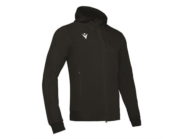 Zither Full Zip Hoody BLK S Hettejakke i myk bomullsmiks 