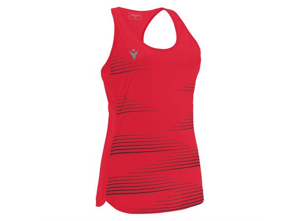 Dolly Singlet RED/BLK M Løpesinglet for dame 