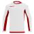 Kelt Shirt Longsleeve WHT/RED S Trenings-&  kampdrakt m/lang arm-Unisex 