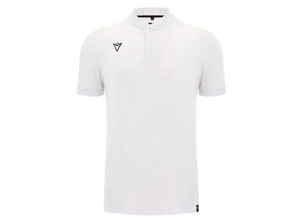 Nisiros Icon stretch korean polo WHT XXS Poloskjorte Uten krage - Unisex 