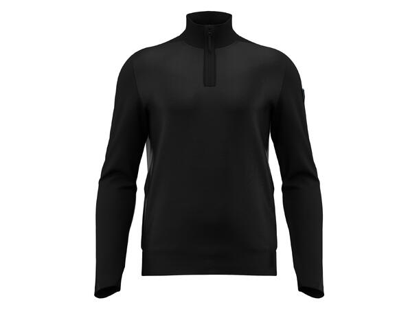 Lunaris 1/4 Zip Sweatshirt BLK 5XL En allsidig genser 